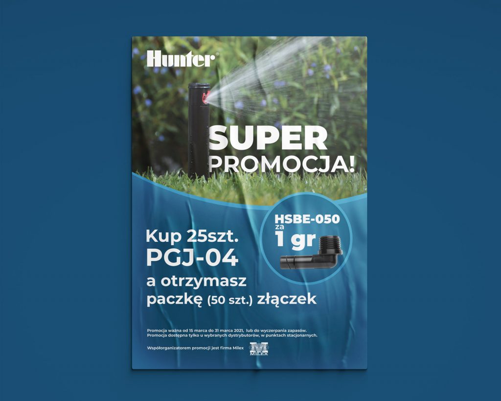 promocja na zraszacz hunter