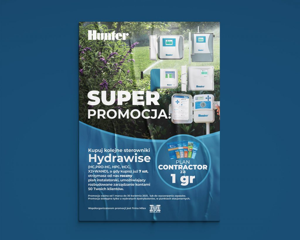 promocja na sterowniki Hydrawise hunter