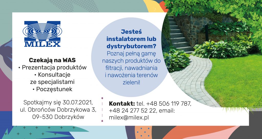 Plakat informacyjny na temat dnia otwartego w Milex