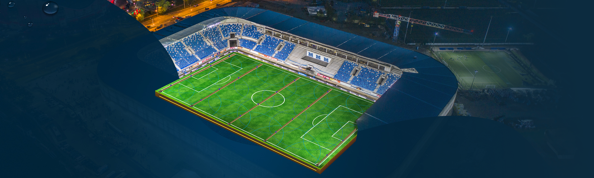 Gotowe projekty systemów nawadniania boisk piłkarskich
